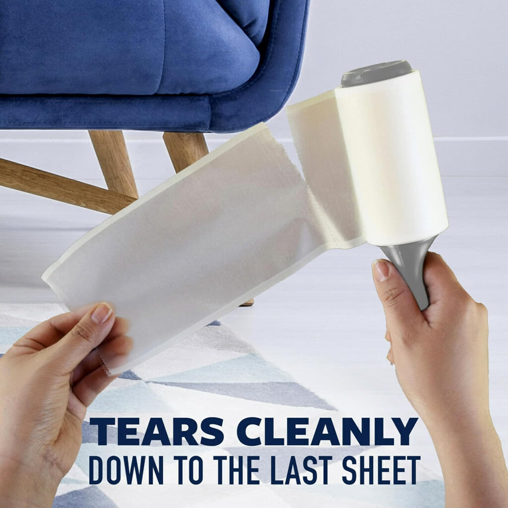 Lint roller, works great on pet hair, 2 rollers, 56 sheets per roller, 112 sheets total - view 5