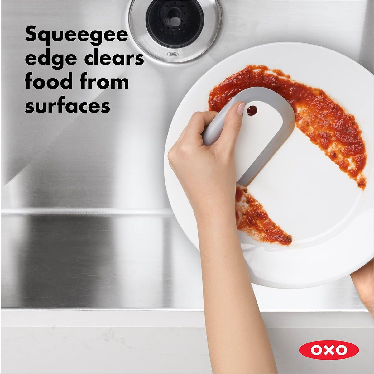 Small squeegee for kitchen sink, dishes, and countertops - view 7