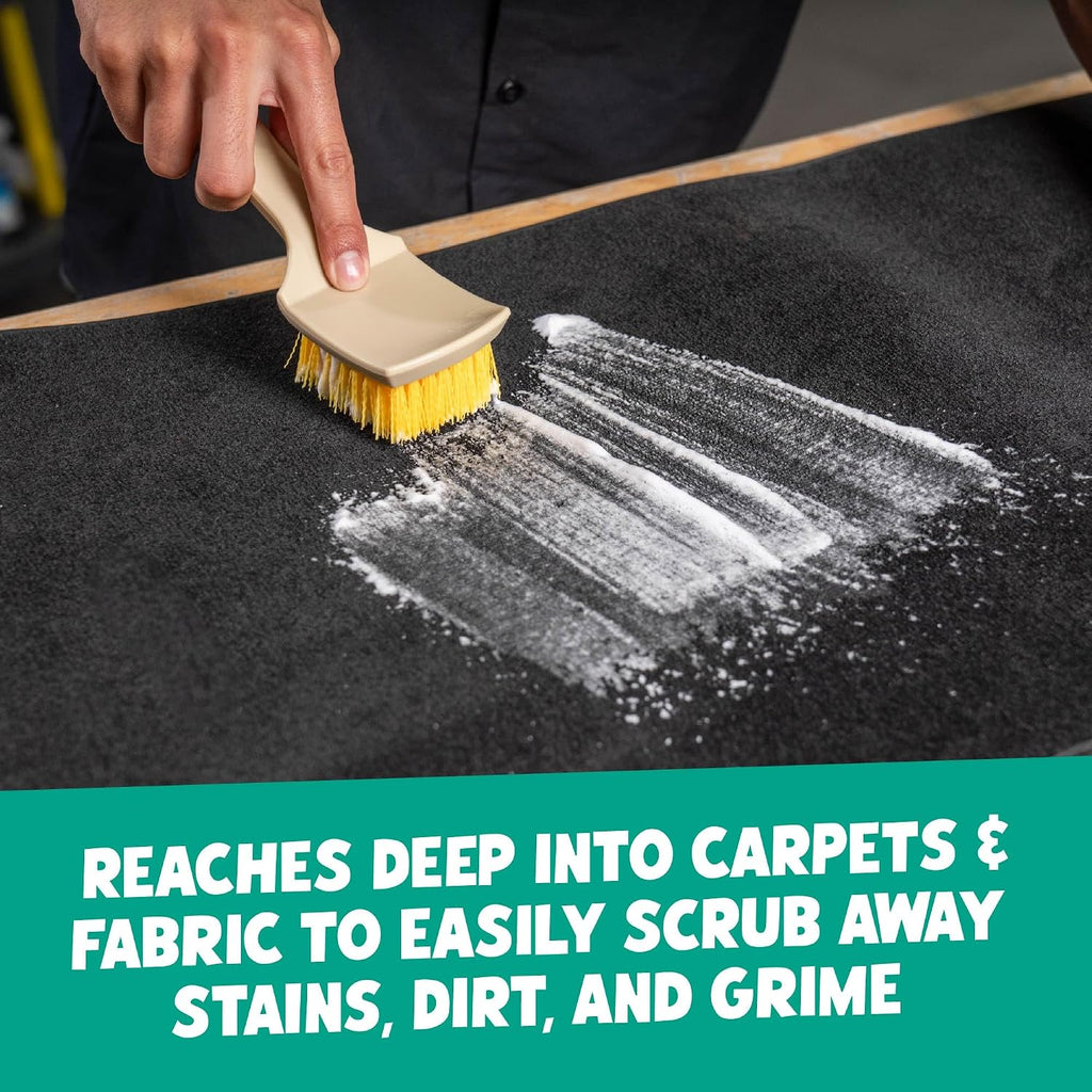 Induro 7 Heavy Duty Car Carpet & Upholstery Detailing Brush | Stiff, durable bristles and an ergonomic grip dig into carpet, mats and seats for deep interior fabric cleaning - view 5