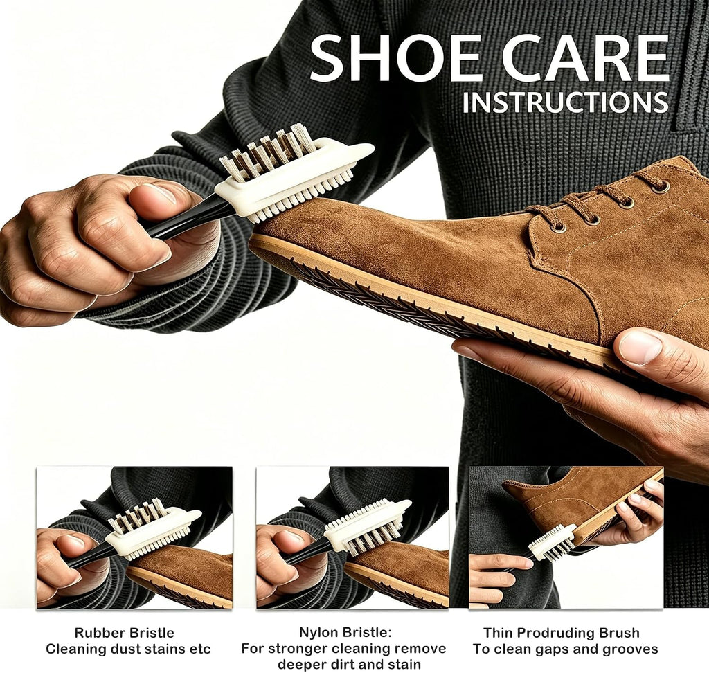 Suede Brush for Shoes,Suede Nubuck Eraser,Suede Shoe Cleaner Kit, Nubuck Cleaning Kit 3PCS - view 7