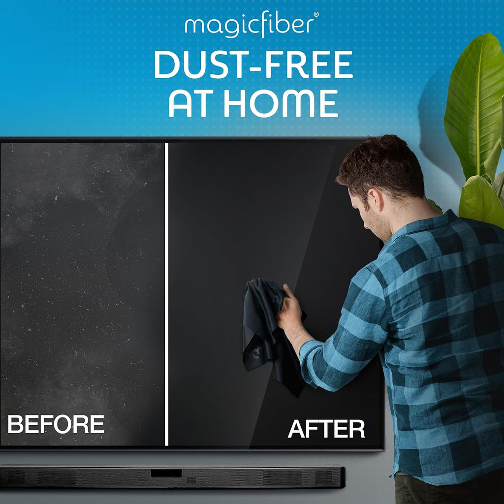 Extra Large Microfiber Cleaning Cloth for TV Screens & Monitors | Great for OLED, Computers, Laptops, Cars & Electronics, Eyeglass & Glasses Cleaner - view 2