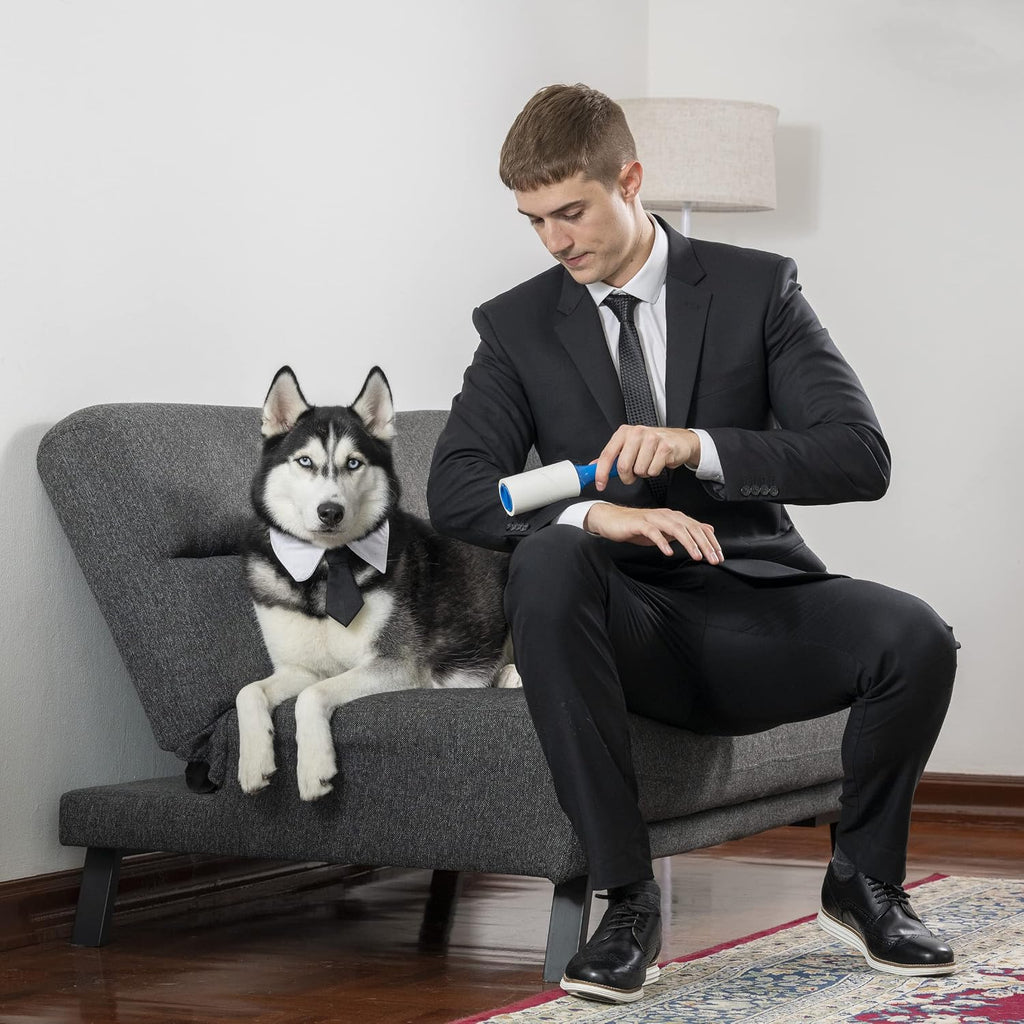 Extra Sticky Lint Roller Mega Value Set 450 Sheets for Pet Hair Removal and Clothes, Dog and Cat Lint Remover 5 Pack - view 7
