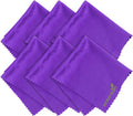Screen Cleaner 6-Pack Microfiber Cloths for TV, Car, Laptop & Computer | Scratch-Free Care, TVs, Monitors, Lenses, Washable Fabric, Streak-Free Results, Multipurpose Use, Cleaning Kit