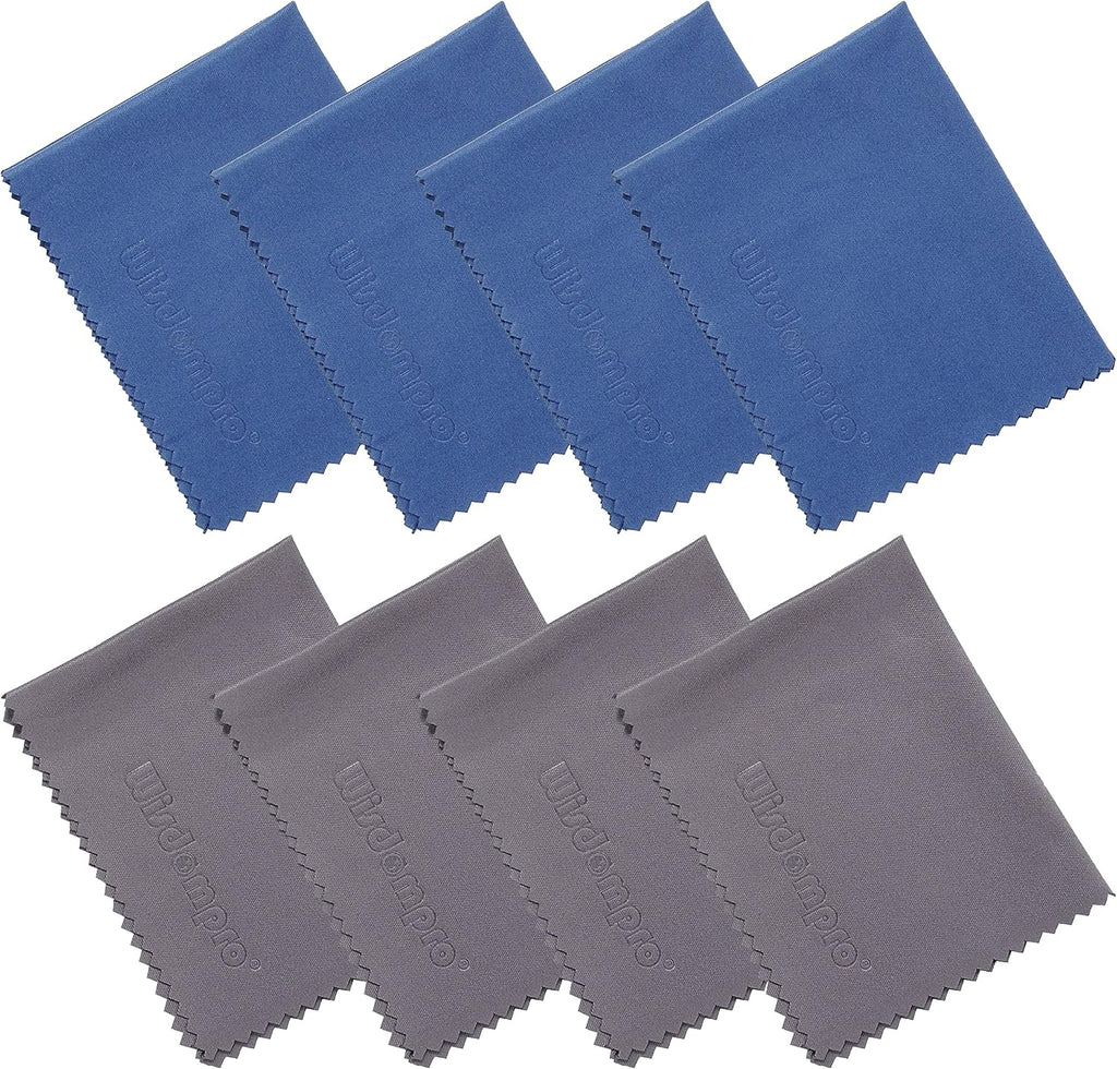 4-Pack Microfiber Cleaning Cloth, 12x8.25''&13.5x8.63''-Blue/Grey | For Camera Lens, Glasses, Phone, iPhone, iPad, Tablet, Laptop, LCD TV, Computer Screen, Monitor and Other Electronics Device - view 5
