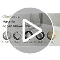 Shower Drain Cover Stainless Steel Snap-in Bronze 2 Pack - view 7
