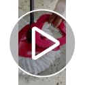 Wire Scrub Brush Head for EasyWring 1-Tank System, Stainless Steel Wire Bristle Scrubber Attachment for Concrete, Bathroom, Garage, Patio, Deck & Tough Stain Scrubbing, 1 Pack - view 7