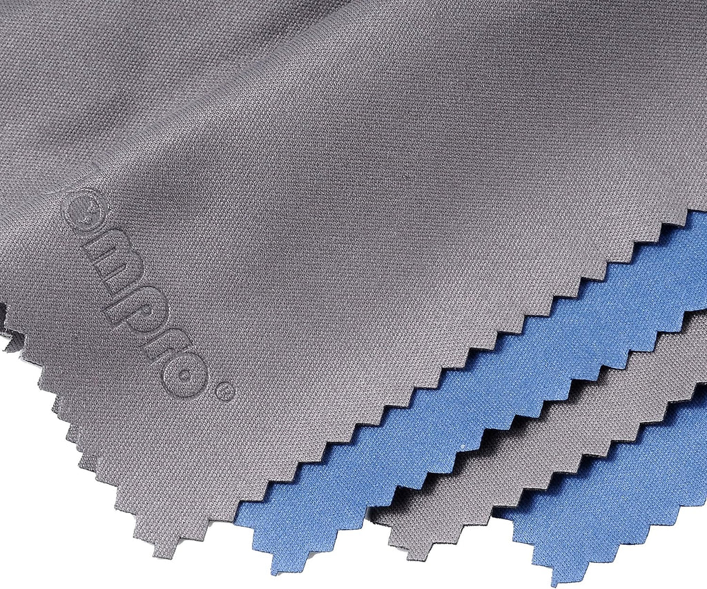 4-Pack Microfiber Cleaning Cloth, 12x8.25''&13.5x8.63''-Blue/Grey | For Camera Lens, Glasses, Phone, iPhone, iPad, Tablet, Laptop, LCD TV, Computer Screen, Monitor and Other Electronics Device - view 3